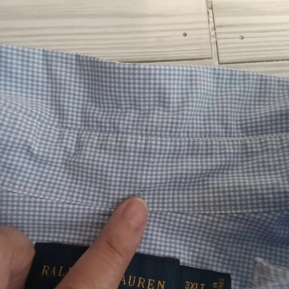 Polo Ralph Lauren button down long sleeve small pony office career men's 3XT tal - Picture 5 of 7